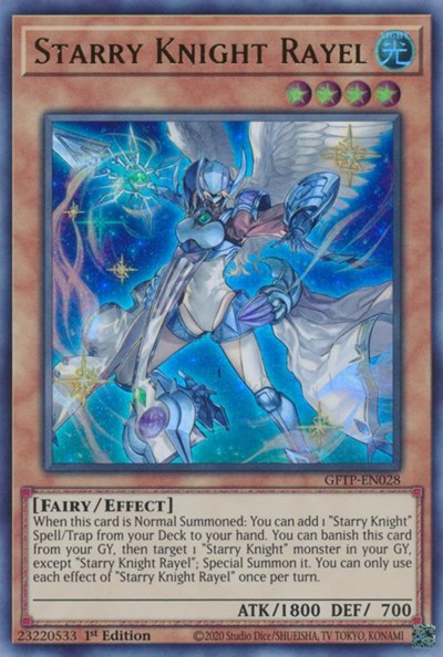 Starry Knight Rayel [GFTP-EN028] Ultra Rare Yu-Gi-Oh!