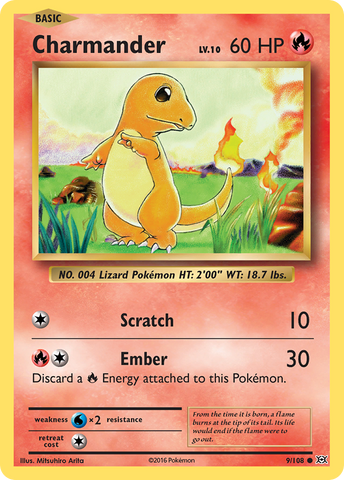 Charmander (9/108) [XY: Evolutions] Pokémon