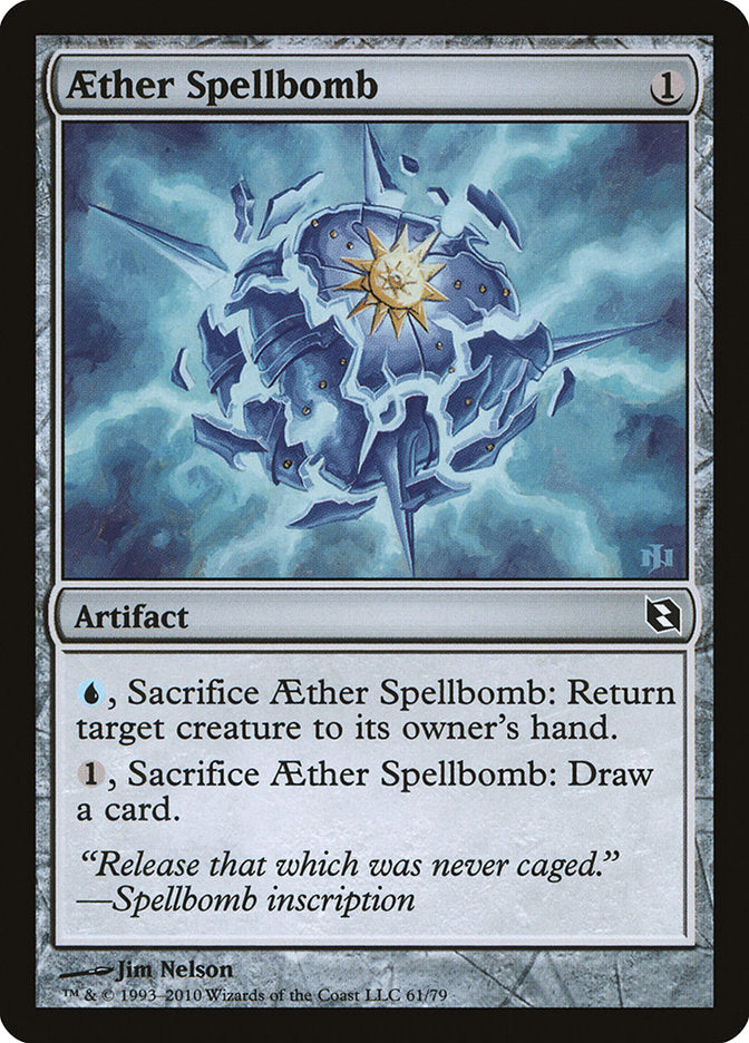 Aether Spellbomb [Duel Decks: Elspeth vs. Tezzeret] Magic: The Gathering
