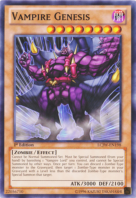 Vampire Genesis [LCJW-EN198] Common Yu-Gi-Oh!