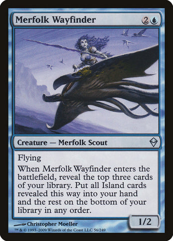 Merfolk Wayfinder [Zendikar] Magic: The Gathering