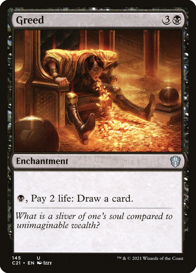 Greed [Commander 2021] Magic: The Gathering