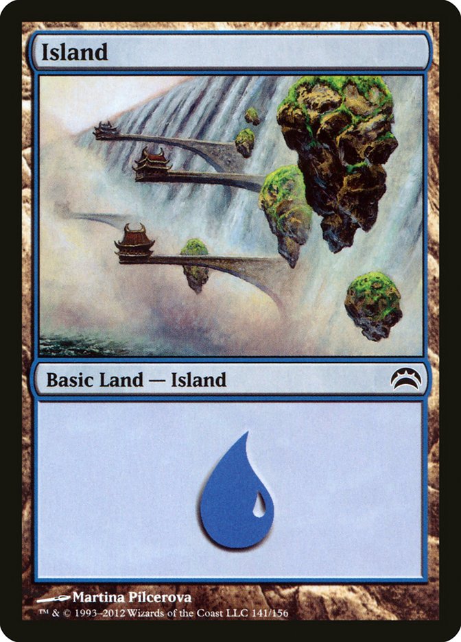 Island (141) [Planechase 2012] Magic: The Gathering