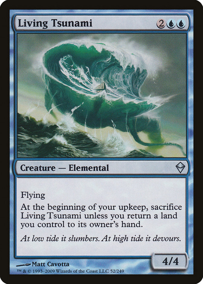 Living Tsunami [Zendikar] Magic: The Gathering