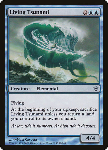 Living Tsunami [Zendikar] Magic: The Gathering