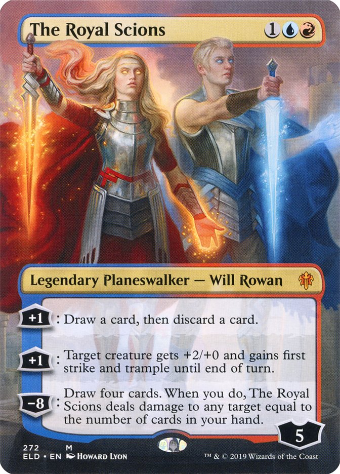The Royal Scions (Borderless) [Throne of Eldraine] Magic: The Gathering