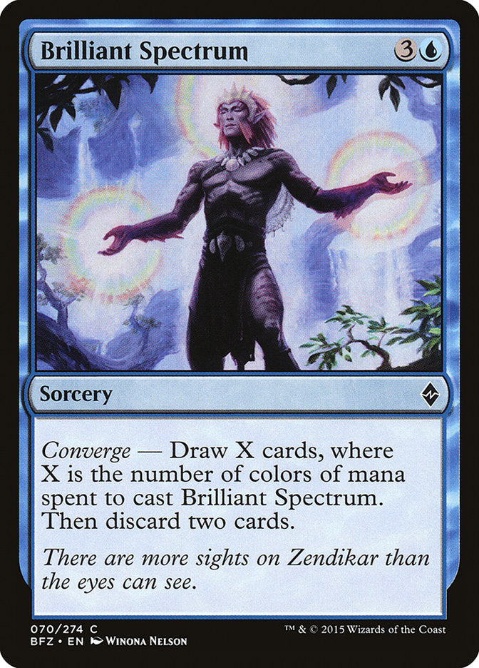 Brilliant Spectrum [Battle for Zendikar] Magic: The Gathering
