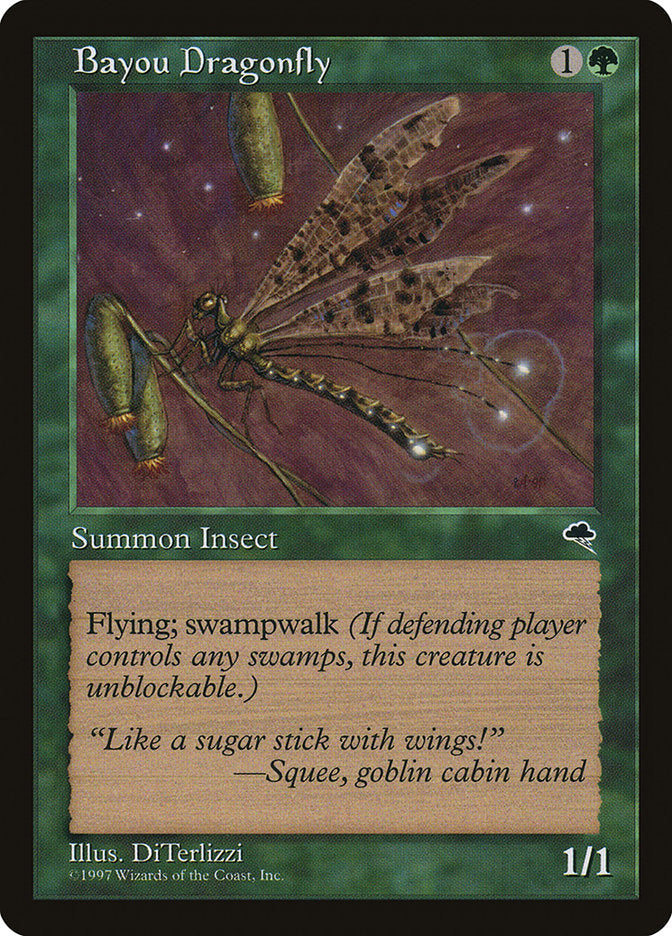 Bayou Dragonfly [Tempest] Magic: The Gathering