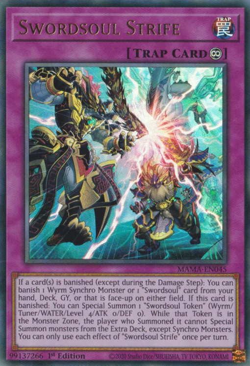 Swordsoul Strife [MAMA-EN045] Ultra Rare Yu-Gi-Oh!