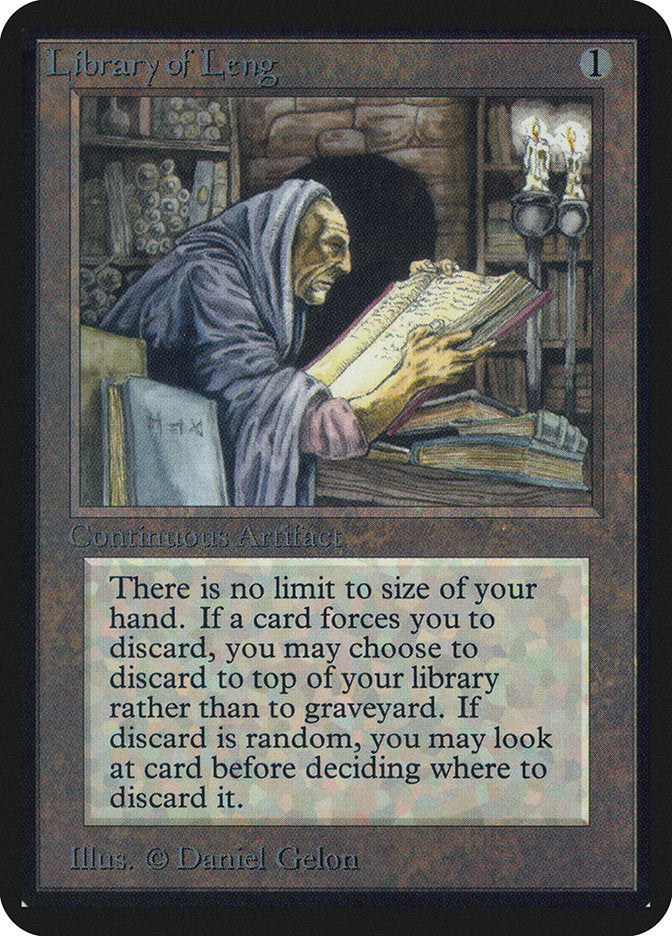 Library of Leng [Alpha Edition] Magic: The Gathering