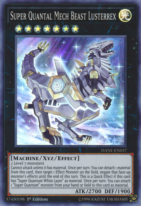 Super Quantal Mech Beast Lusterrex [DANE-EN037] Super Rare Yu-Gi-Oh!