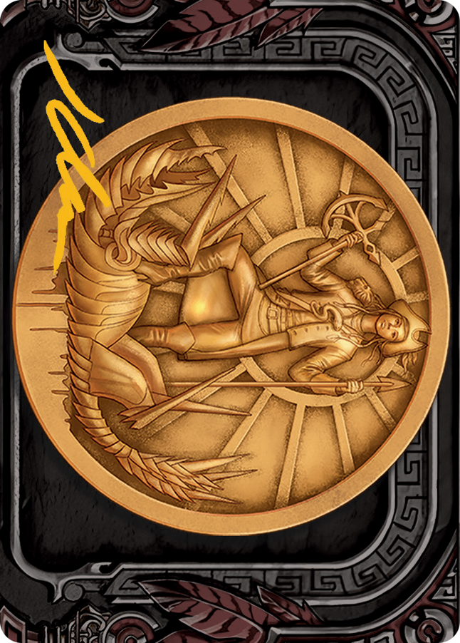 Captain Lannery Storm Art Card (Gold-Stamped Signature) [March of the Machine Art Series] Magic: The Gathering