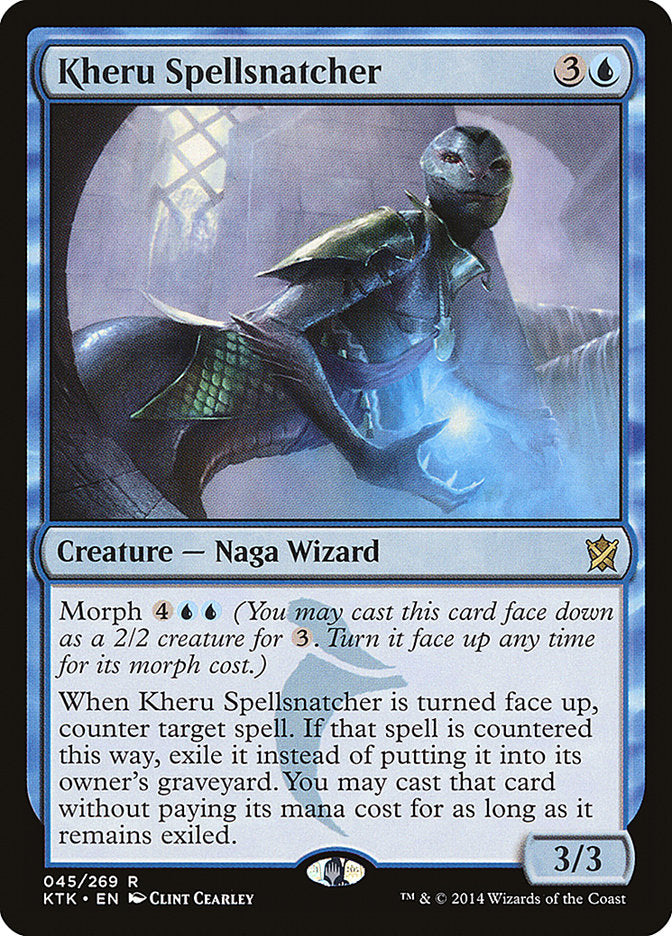 Kheru Spellsnatcher [Khans of Tarkir] Magic: The Gathering