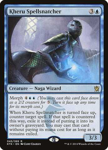 Kheru Spellsnatcher [Khans of Tarkir] Magic: The Gathering