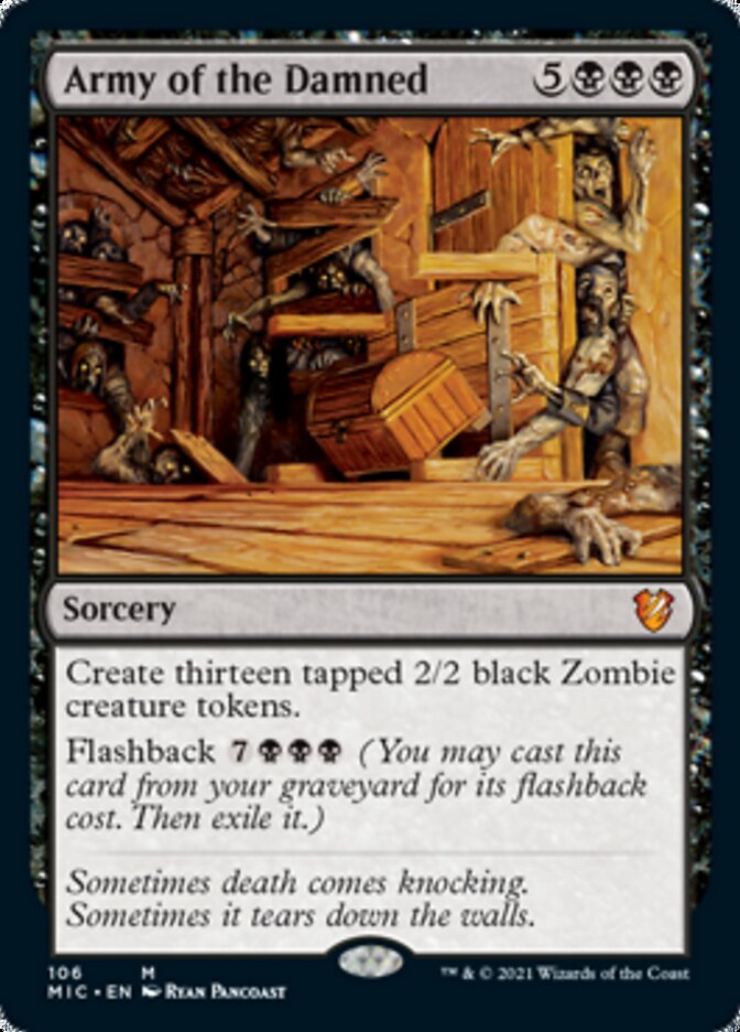 Army of the Damned [Innistrad: Midnight Hunt Commander] Magic: The Gathering