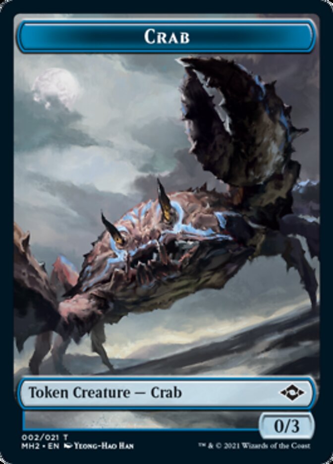 Clue (14) // Crab Double-Sided Token [Modern Horizons 2 Tokens] Magic: The Gathering
