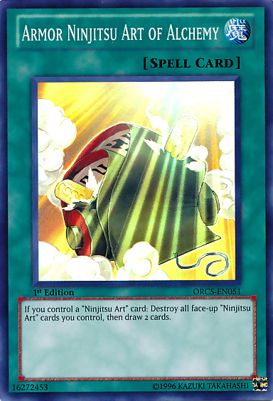 Armor Ninjitsu Art of Alchemy [ORCS-EN051] Super Rare Yu-Gi-Oh!