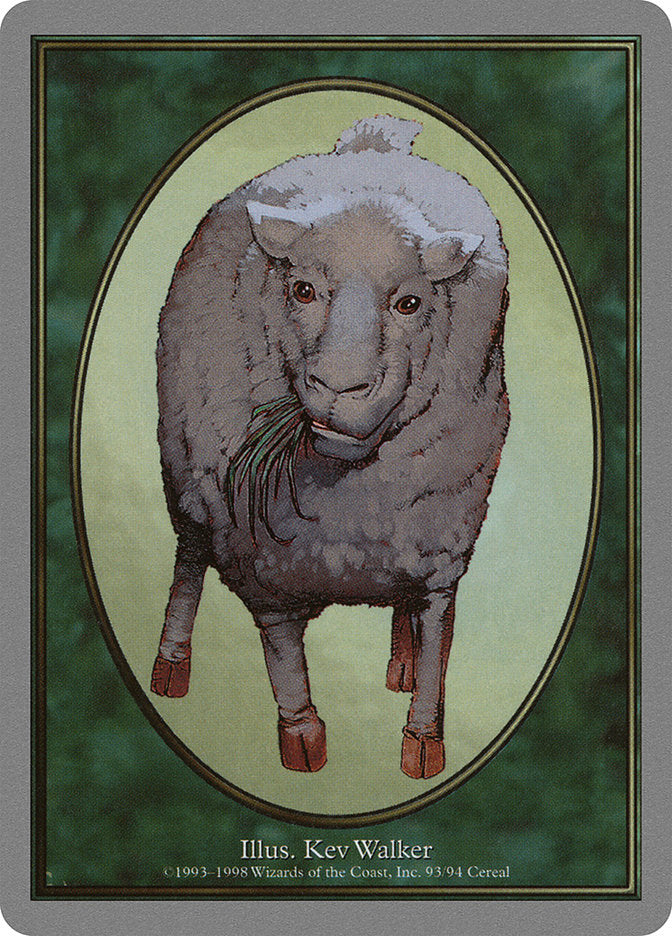 Sheep Token [Unglued Tokens] Magic: The Gathering