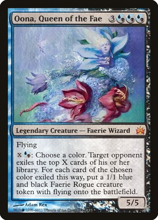 Oona, Queen of the Fae [From the Vault: Legends] Magic: The Gathering