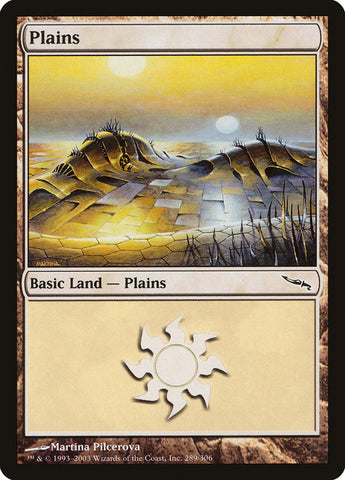 Plains (289) [Mirrodin] Magic: The Gathering