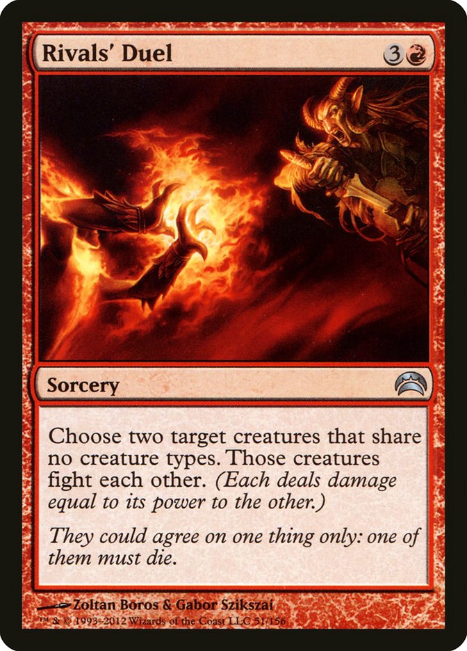 Rivals' Duel [Planechase 2012] Magic: The Gathering
