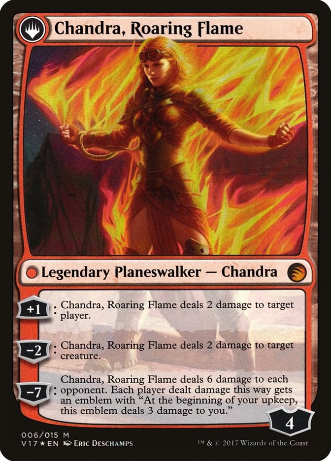 Chandra, Fire of Kaladesh // Chandra, Roaring Flame [From the Vault: Transform] Magic: The Gathering