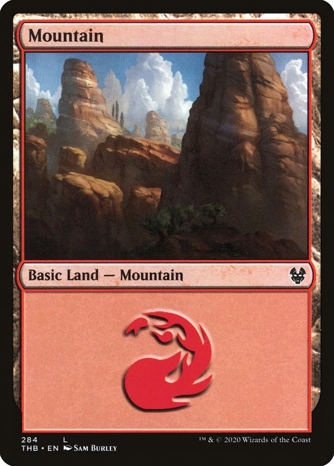 Mountain (284) [Theros Beyond Death] Magic: The Gathering