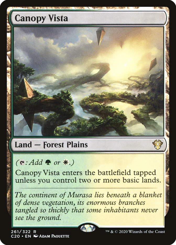 Canopy Vista [Commander 2020] Magic: The Gathering