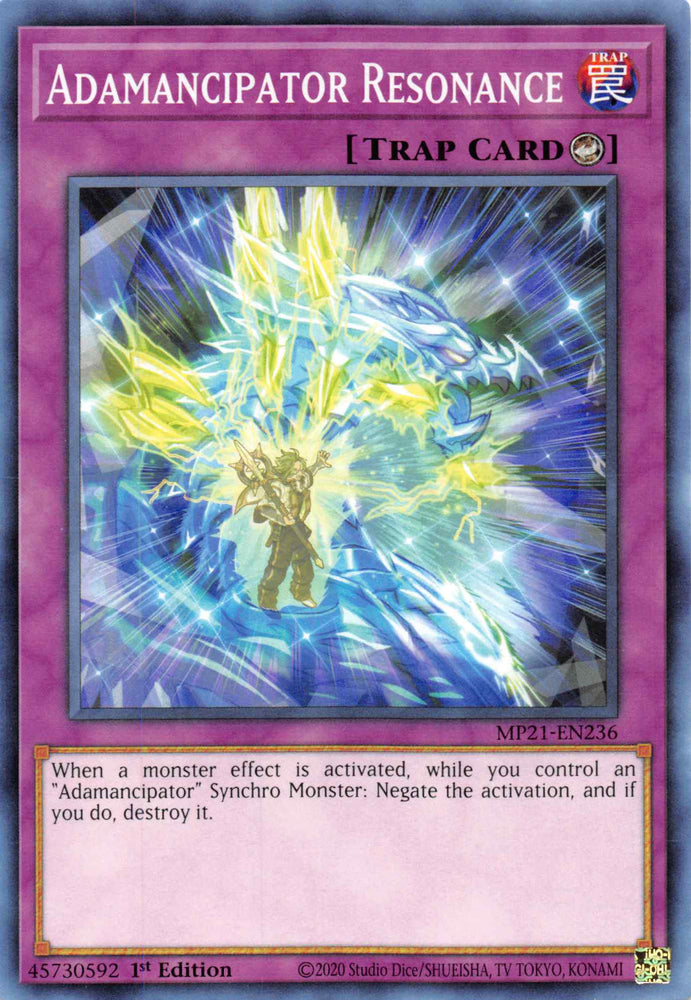 Adamancipator Resonance [MP21-EN236] Common Yu-Gi-Oh!