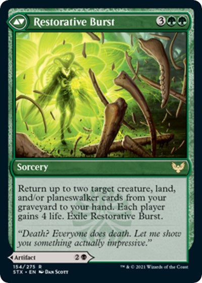 Pestilent Cauldron // Restorative Burst [Strixhaven: School of Mages Prerelease Promos] Magic: The Gathering
