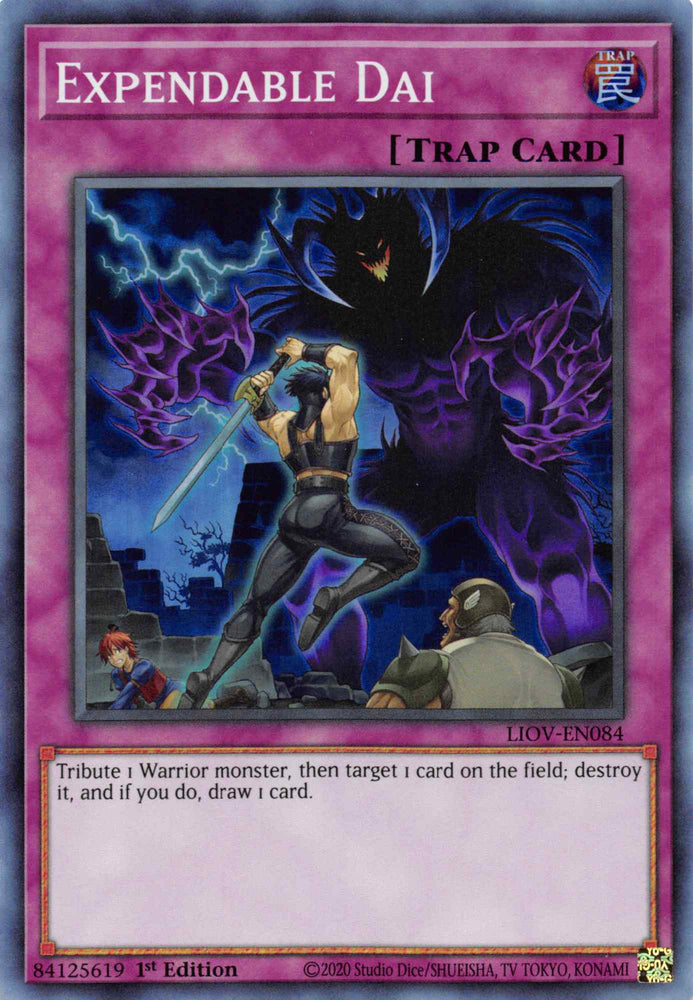 Expendable Dai [LIOV-EN084] Super Rare Yu-Gi-Oh!