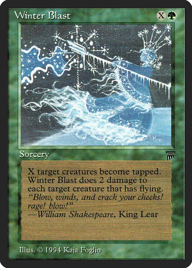Winter Blast [Legends] Magic: The Gathering