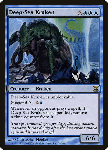 Deep-Sea Kraken [Time Spiral] Magic: The Gathering