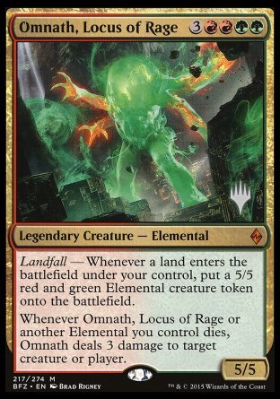 Omnath, Locus of Rage (Promo Pack) [Battle for Zendikar Promos] Magic: The Gathering
