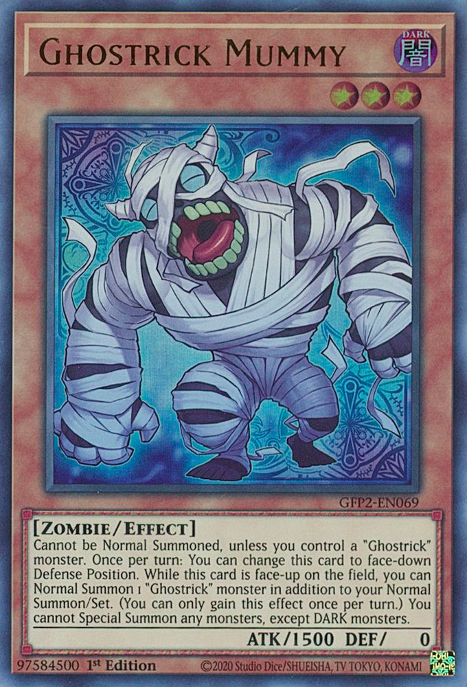 Ghostrick Mummy [GFP2-EN069] Ultra Rare Yu-Gi-Oh!