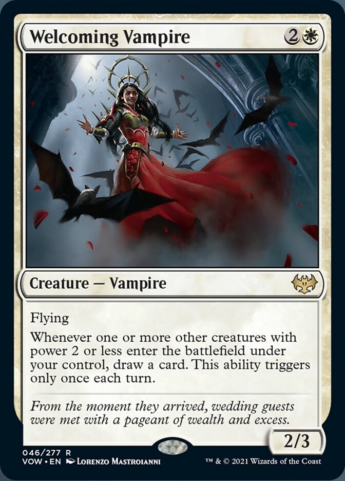 Welcoming Vampire [Innistrad: Crimson Vow] Magic: The Gathering