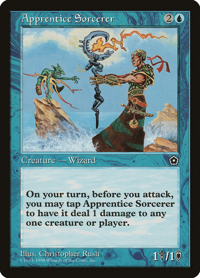 Apprentice Sorcerer [Portal Second Age] Magic: The Gathering