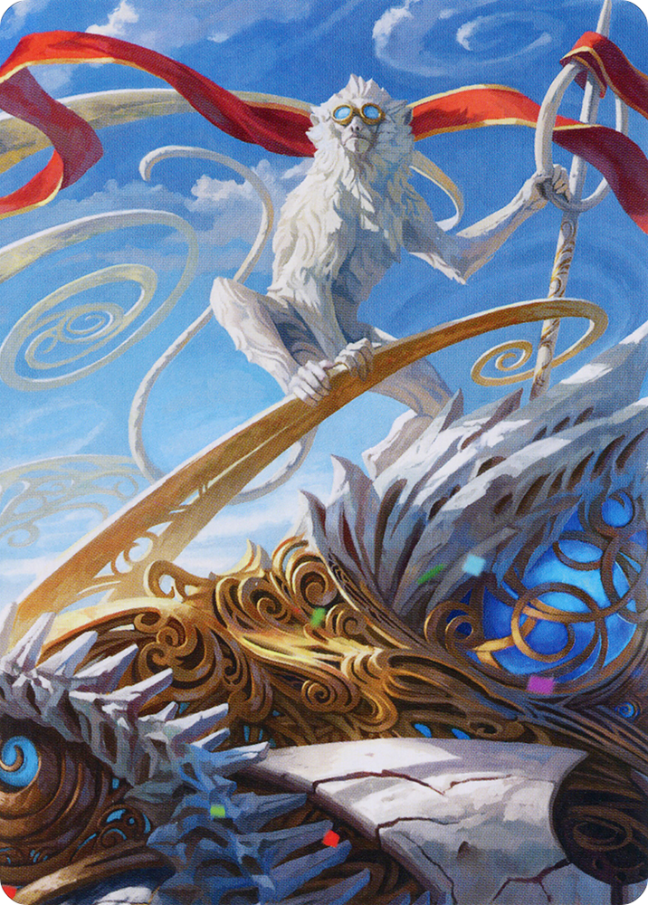 Ragavan, Nimble Pilferer Art Card [March of the Machine Art Series] Magic: The Gathering
