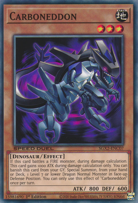 Carboneddon [SGX2-ENC07] Common Yu-Gi-Oh!