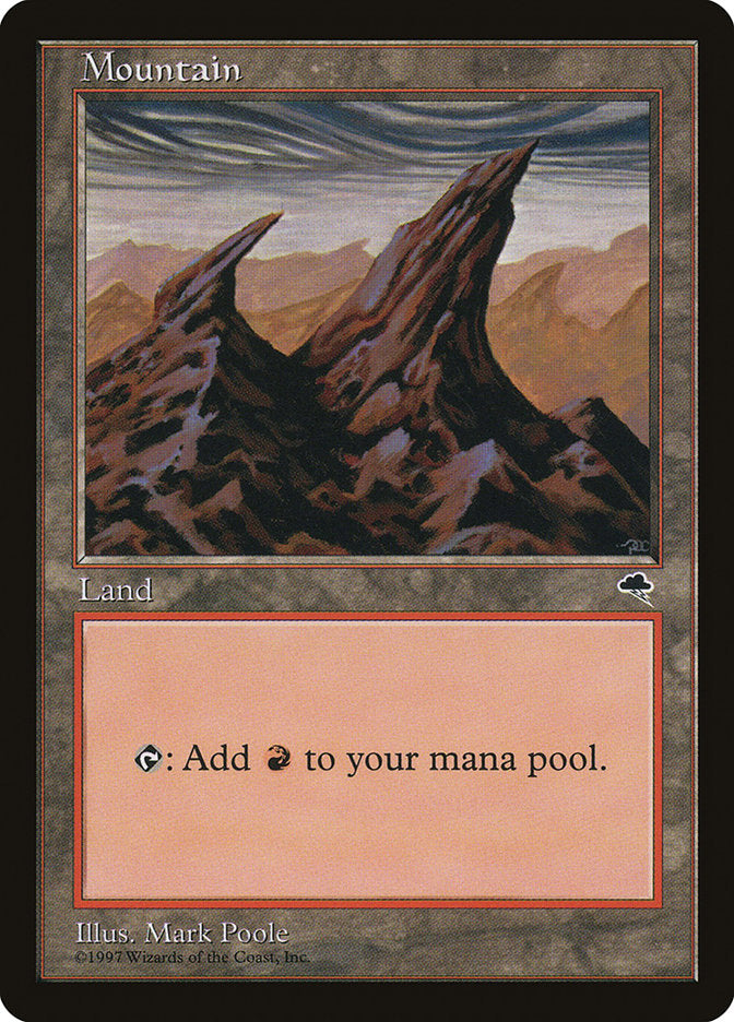 Mountain (344) [Tempest] Magic: The Gathering