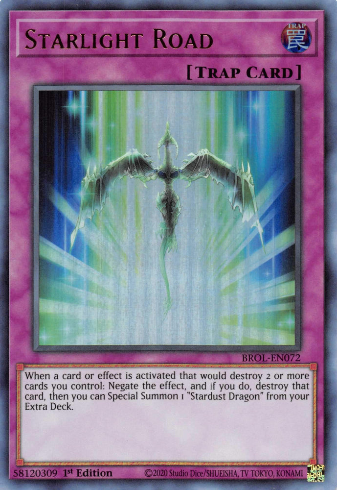 Starlight Road [BROL-EN072] Ultra Rare Yu-Gi-Oh!