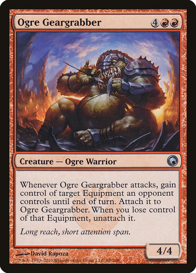 Ogre Geargrabber [Scars of Mirrodin] Magic: The Gathering