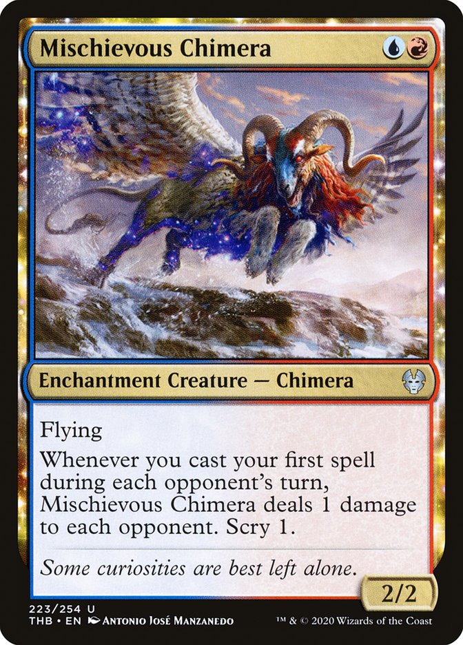 Mischievous Chimera [Theros Beyond Death] Magic: The Gathering