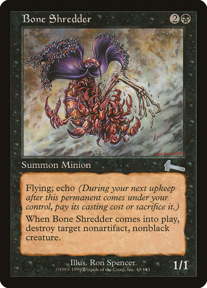 Bone Shredder [Urza's Legacy] Magic: The Gathering