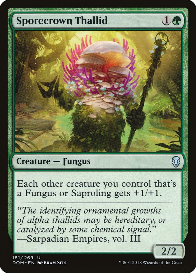 Sporecrown Thallid [Dominaria] Magic: The Gathering