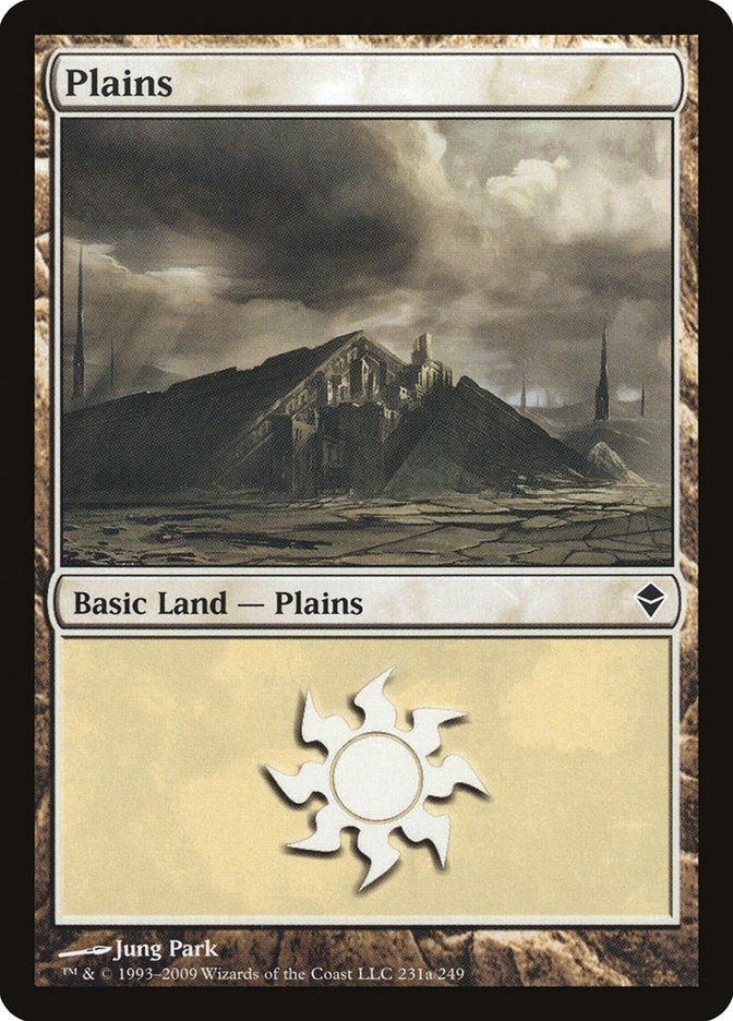 Plains (231a) [Zendikar] Magic: The Gathering