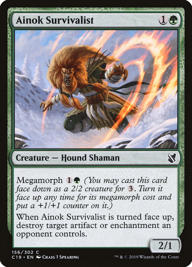 Ainok Survivalist [Commander 2019] Magic: The Gathering