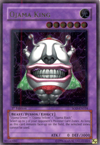 Ojama King [SOD-EN034] Ultimate Rare Yu-Gi-Oh!