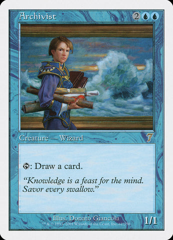 Archivist [Seventh Edition] Magic: The Gathering