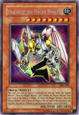 Valkyrion the Magna Warrior [SDD-001] Secret Rare Yu-Gi-Oh!
